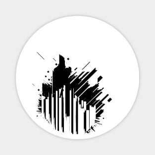 minimal design 008 black Magnet